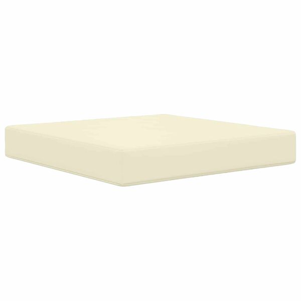 vidaXL Sofakissen f&uuml;r drau&szlig;en 2 pcs Creme Polyester