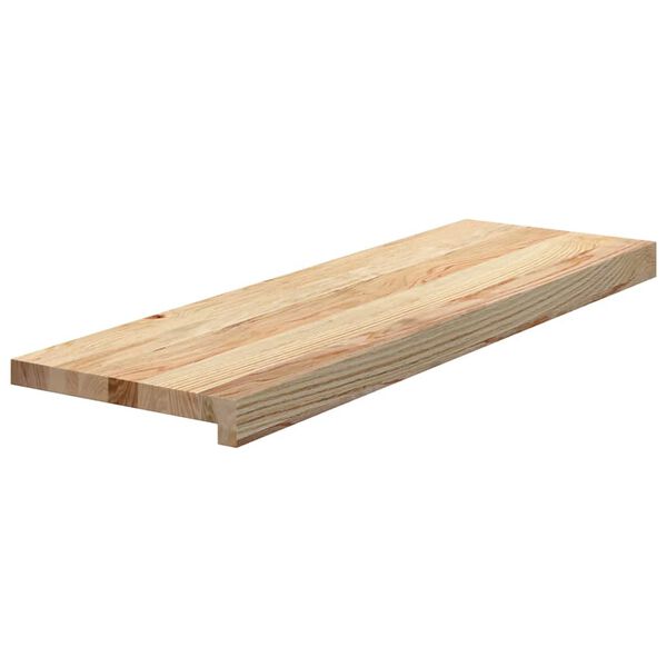 vidaXL Treppenstufen 8 Stk. Unbehandelt 80x30x2 cm Massivholz Eiche