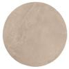 vidaXL Teppich HUARTE Kurzflor Weich und Waschbar Sandfarben &Oslash; 120 cm