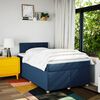 vidaXL Boxspringbett mit Matratze Blau 120x200 cm Stoff
