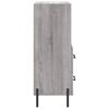 vidaXL Sideboard Grau Sonoma 34,5x34x90 cm Holzwerkstoff