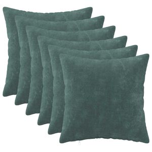 vidaXL Kissenbezug 6 stk. HEERLEN Meeresblau 30 x 30 cm