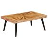 vidaXL Couchtisch Massivholz Mango 90x55x36 cm