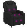 vidaXL Massagesessel mit Liegefunktion Schwarz 75 x 95 x 106 cm Stoff