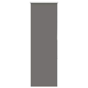 vidaXL Verdunkelungsrollo Grau 40x130 cm Stoffbreite 35,7 cm Polyester