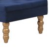vidaXL Hocker Marineblau 60x60x36 cm Samt