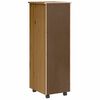 vidaXL Rollschrank mit Schubladen MOSS Honigbraun Massivholz Kiefer