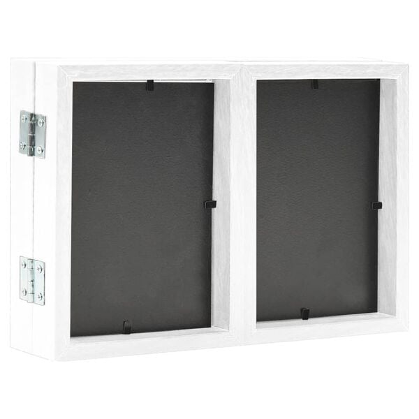 vidaXL Dreifach-Bilderrahmen Collage Weiß 28x18 cm+2x(13x18 cm)