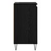 vidaXL Sideboard Schwarz Eichen-Optik 40 x 35 x 70 cm Holzwerkstoff