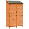 vidaXL Garten Shed Braun 106,5 x 56 x 176 cm Holzwerkstoff