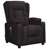 vidaXL Massagesessel Schwarz Kunstleder