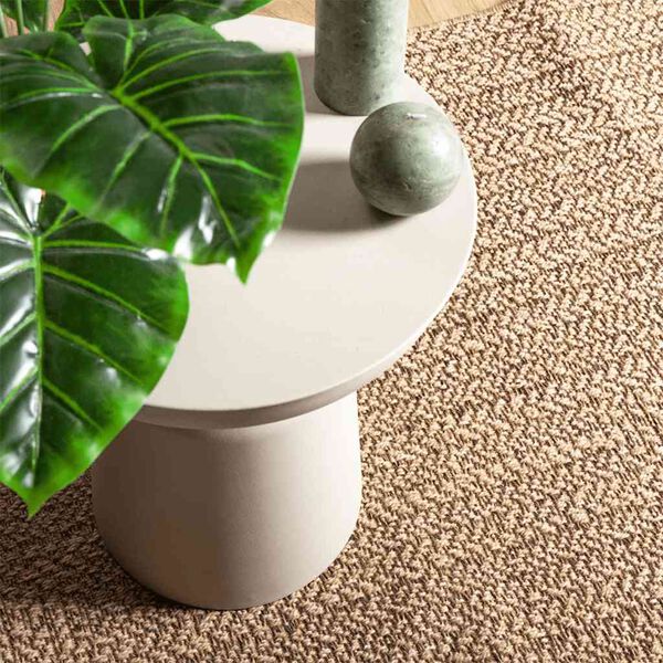 vidaXL Teppich ZIZUR Beige 80x150 cm Jute-Optik Indoor und Outdoor
