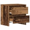 vidaXL Nachttisch Altholz 45 x 34 x 44,5 cm Holzwerkstoff