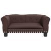 vidaXL Hundebett Braun 70x45x30 cm Kunstleder