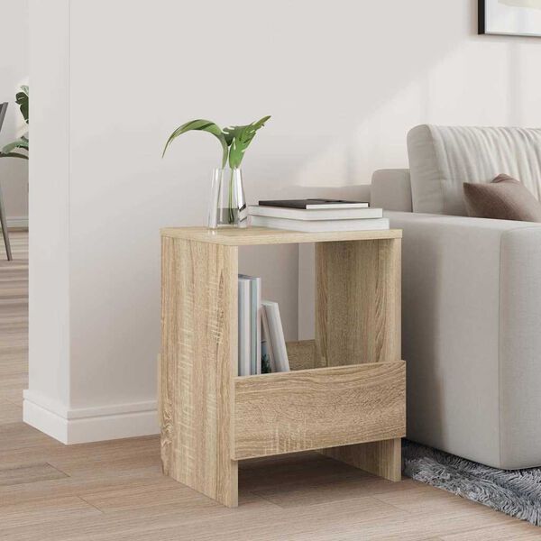 vidaXL Magazinregal Sonoma-Eiche 35 x 30 x 45 cm