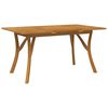 vidaXL Gartentisch 150x90x75 cm Massivholz Akazie