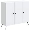 vidaXL Sideboard Wei&szlig; 89 x 34,5 x 80 cm Holzwerkstoff