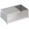 vidaXL Raseneinfassung 100 x 60 x 35 cm Stahl Silber