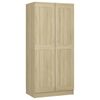 vidaXL Kleiderschrank Sonoma-Eiche 82,5x51,5x180 cm Holzwerkstoff