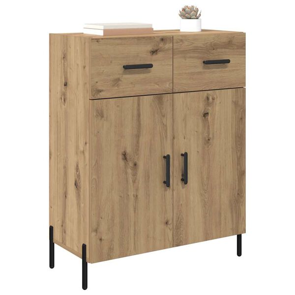 vidaXL Sideboard Artisan-Eiche 69,5 x 34 x 90 cm Holzwerkstoff
