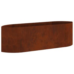 vidaXL Hochbeet im Garten Wetterfeststahl 140 x 40 x 40 cm Stahl