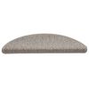 vidaXL Treppenmatten Selbstklebend Sisal-Look 15 Stk. 56x17x3 Silbern