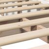 vidaXL Bettrahmen Wei&szlig; 90 x 200 cm Massives Kiefernholz