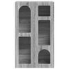vidaXL Sideboard Graues Sonoma 59 x 35 x 100,5 cm Holzwerkstoff
