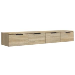 vidaXL Wandschr&auml;nke 2 Stk. Sonoma-Eiche 68x30x20 cm Holzwerkstoff