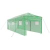 vidaXL Gew&auml;chshaus mit Pop-up-Rahmen Gr&uuml;n 290 x 870 x 315 cm Eisen