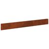 vidaXL Raseneinfassung 30 pcs 100 x 12 cm Stahl Rostig