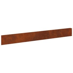 vidaXL Raseneinfassung 30 pcs 100 x 12 cm Stahl Rostig