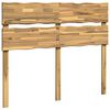 vidaXL Kopfteil mit Live Edge ROSTOCK Wei&szlig; gewaschen 150 cm