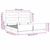 vidaXL Boxspringbett mit Kopfteil Rosa 200 x 200 cm Samt