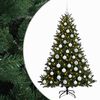 vidaXL K&uuml;nstlicher Weihnachtsbaum mit Weihnachtskugel 180 cm 300 LEDs
