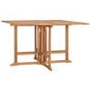 vidaXL Garten-Esstisch Klappbar 110x110x75 cm Massivholz Teak