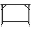 vidaXL Schreibtisch Schwarz 100x45x76 cm Holzwerkstoff und Stahl