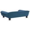 vidaXL Kindersofa Blau 70x45x26 cm Samt