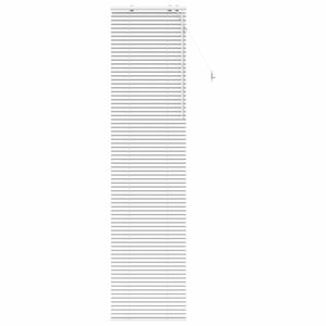 vidaXL Venezianische Jalousie Wei&szlig; 55 x 250 cm 35 mm