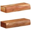 vidaXL Wandregale 2 Stk. 40x17x8 cm Massivholz Akazie