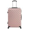 vidaXL Hartschalen-Trolley-Set 3 Stk. Roségold ABS
