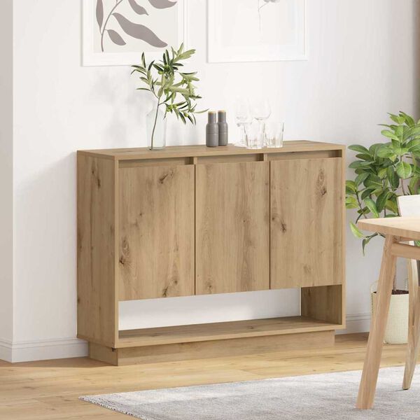 vidaXL Sideboard Artisan-Eiche 97 x 29 x 75 cm Holzwerkstoff