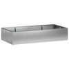 vidaXL St&uuml;tzmauer 6 stk. 200 x 100 x 50 cm Verzinkter Stahl Silber