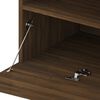 vidaXL TV-Schrank mit LED-Leuchten Braun Eichen-Optik 75x35x40 cm