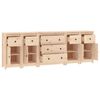 vidaXL Sideboard 230x35x80 cm Massivholz Kiefer