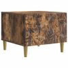 vidaXL Couchtisch Ger&auml;ucherte Eiche 50 x 49 x 40 cm Holzwerkstoff