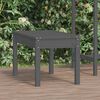 vidaXL Gartenbank Grau 80x44x45 cm Massivholz Kiefer