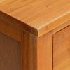 vidaXL Kommode Natur 45 x 35 x 100,5 cm Massives Mahagoni Holz