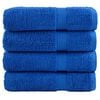 vidaXL Premium Handt&uuml;cher SOLUND 4 Stk. Blau 50x100 cm 600 g/m&sup2;