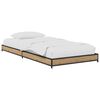 vidaXL Bettrahmen Artisan-Eiche 80 x 200 cm Holzwerkstoff
